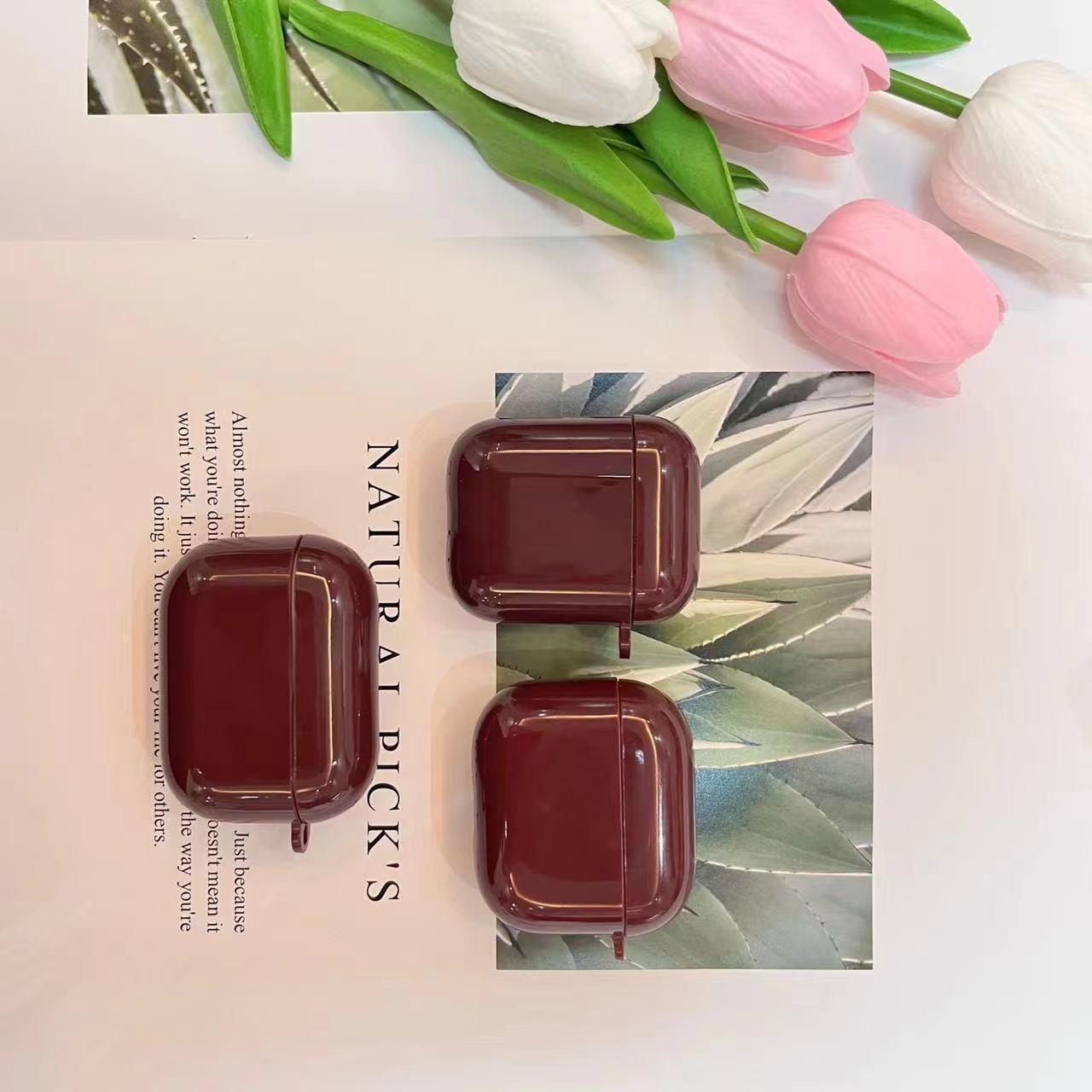 

Однотонный защитный чехол из ТПУ для AirPods Pro 3-го поколения - Чехол для наушников конфетного цвета AirPods 4th Gen (2024)