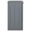 VidaXL Garden Storage Cabinet Grey 65x45x88 Cm PP Rattan 364062