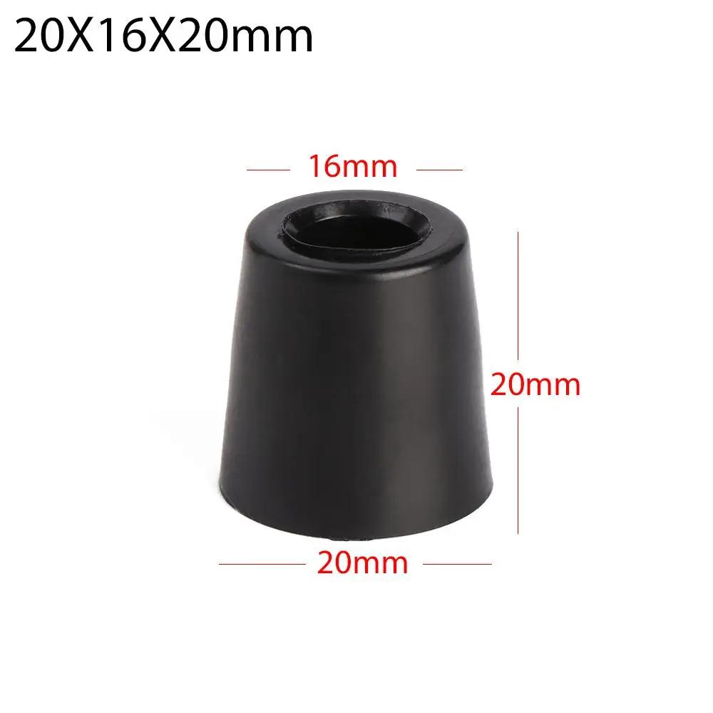 10pcs Anti Slip Furniture Legs Feet Black Speaker Cabinet Bed Table Box Conical Shock Pad Floor Protector Furniture Parts