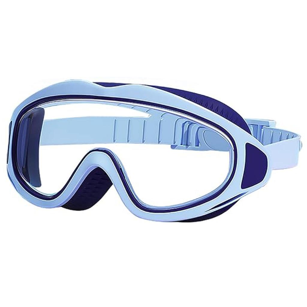 Children Swim Goggles UV Resistant Anti-Fog Transparent Large Frame Swim Glasses Diving Water Eyewears For Water Sport Training