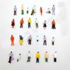 10pcs 1:25/1:30 Scale Mixed Color Model Building People Figures Passengers Train Scenery Standing People Assorted Poses