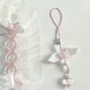Y2K Bear Wing Headphone Charm Pendant Hanging Decoration for Keys Bag Purse