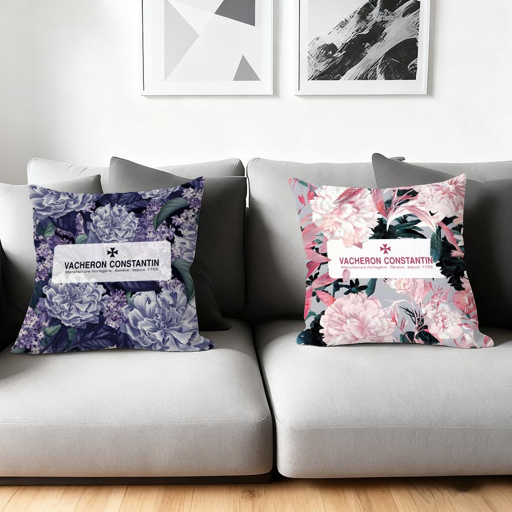 Cushion Cover Silky Short Plush Home Sofa Cushion Cover - Invisible Zipper Home Decoration FashionV-Vacherons C-Constantin