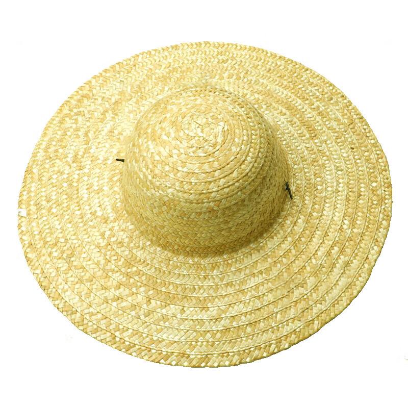 Classic Farmer s Wide-Brimmed Straw Sun Hat