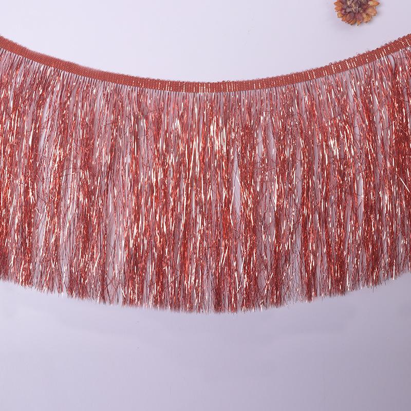 10yard 15/20cm Sequin Tassel Fringe Latin Dress Lace Trims Stage Clothes Decoration Ribbon Tape DIY Sewing Accessories