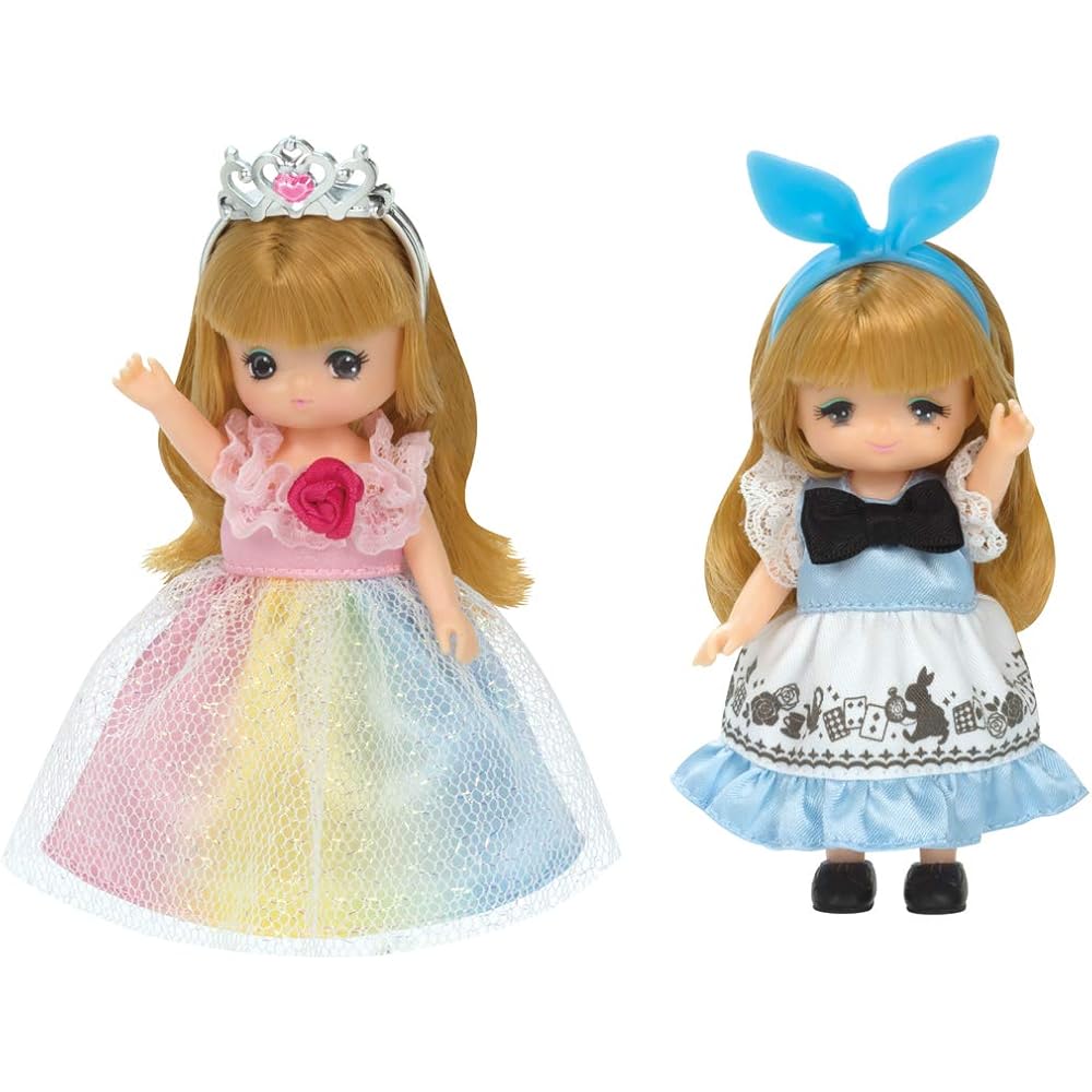 Licca-chan Dress LW-22 Miki and Maki Dress Set Rainbow Princess and Fairy Tale Dress