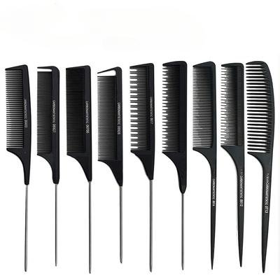 Haar Styling Friseur Kamm Pro Barber Haar Schneiden Zubehör Entwirren Haar Bürste Scheitel Kämme Haar Zubehör Rand Bürsten