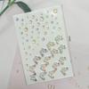 Shinny Face Decoration Face Jewelry Sticker Flowers Stars Hearts Adhesive Gemstone Sticker Body Makeup Eye Shadow Sticker Kids