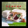Eco-Friendly 4-Compartment Corn Starch Food Container