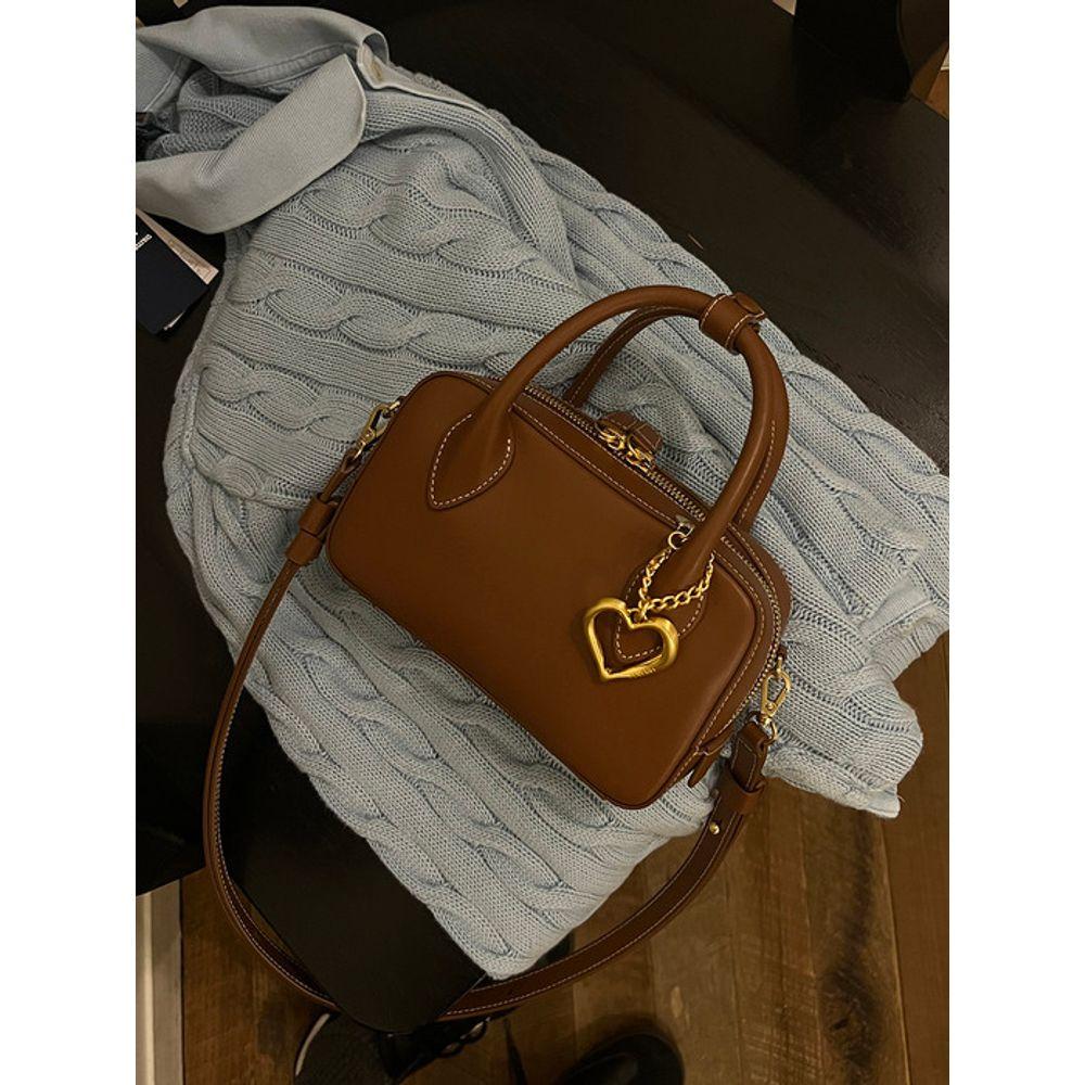 

demeriel Heart Bag Charm_2Colors Silver