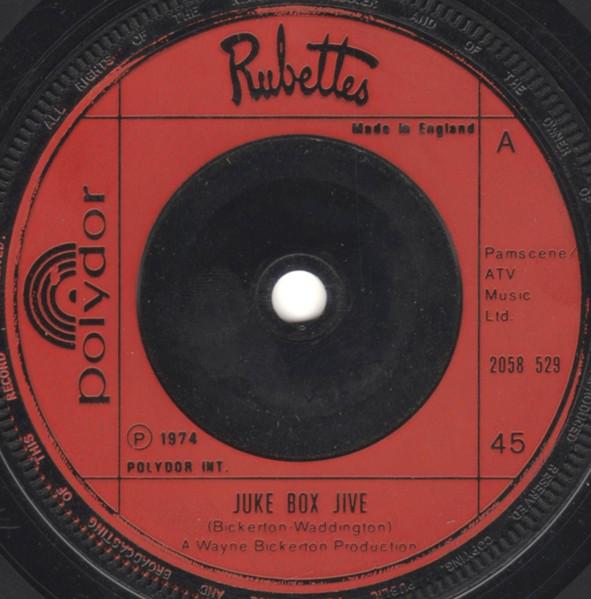 

7inch Record RUBETTES - Juke Box Jive 2058529 Polydor 1974 UK Rock Used