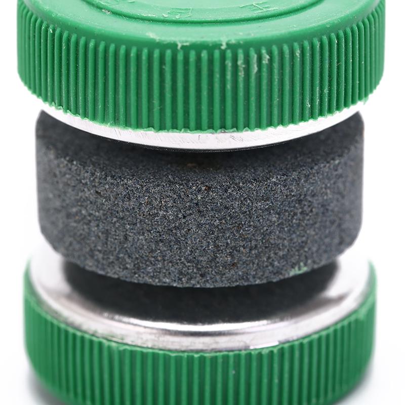 1 Peça Pedra de Afiar Redonda de Dupla Face Afiador de Facas Pedra de Amolar Útil