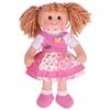 Poupée - Bigjigs Toys - Hayley - 34 Cm - Doudou - Robe D'été Rose