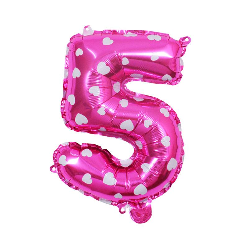 32 Inch Digital Balloon Rose Red Digital Caramel Color Medium Digital Helium Balloon Can Float