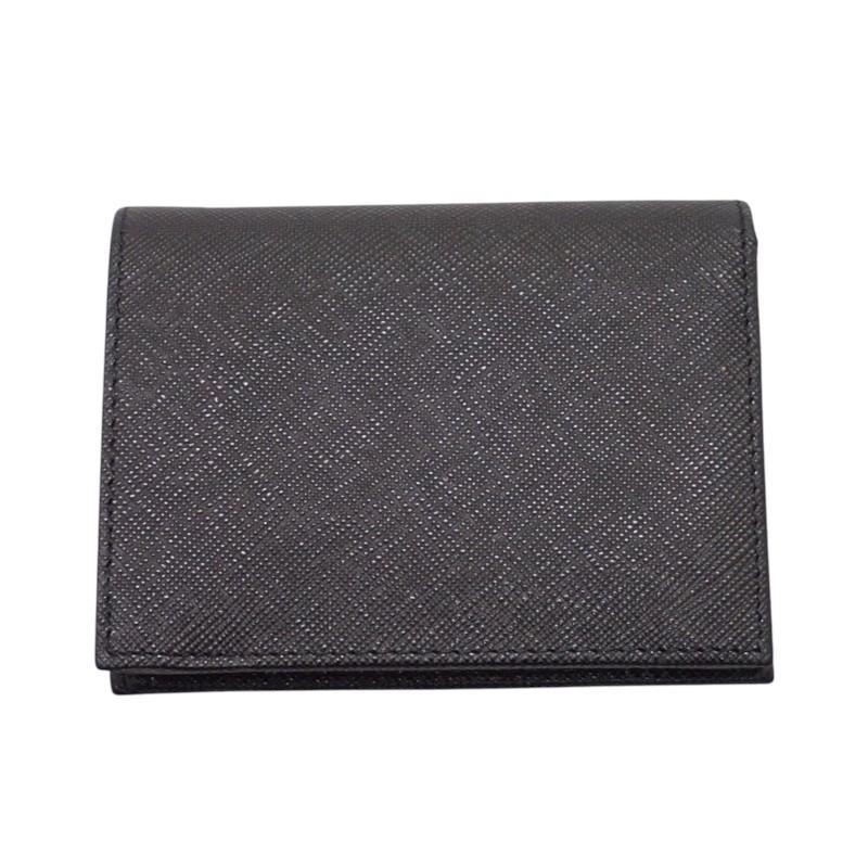 Prada 1MV204_QHH_F0002 Bifold Wallet Black Safiano Women