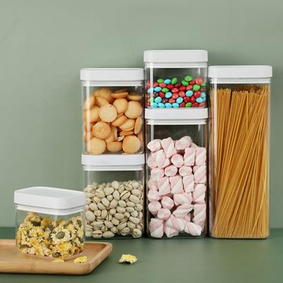 400/700/1200/1600Ml Transparent Food Storage Jar Good Sealing Durable Food-Grade Easy To Clean Practical Kitchen Containers