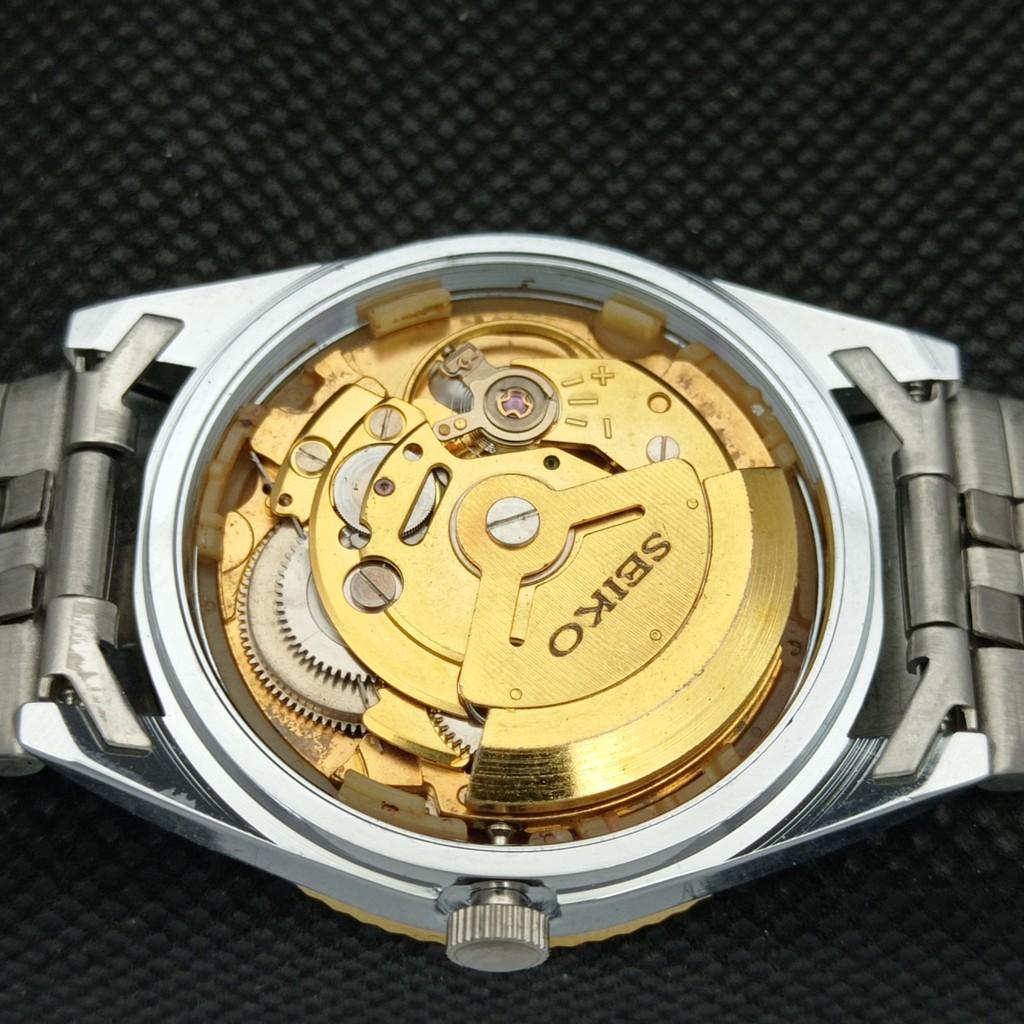 CEAS BĂRBĂTESC AUTOMATIC SEIKO 5 SECOND HAND JAPONIA MECANISM AURIU RAR 575b-a305235-2 SKU575b-a305235