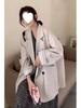 Women's Mid-Length Korean Style Casual Jacket for Spring and Autumn