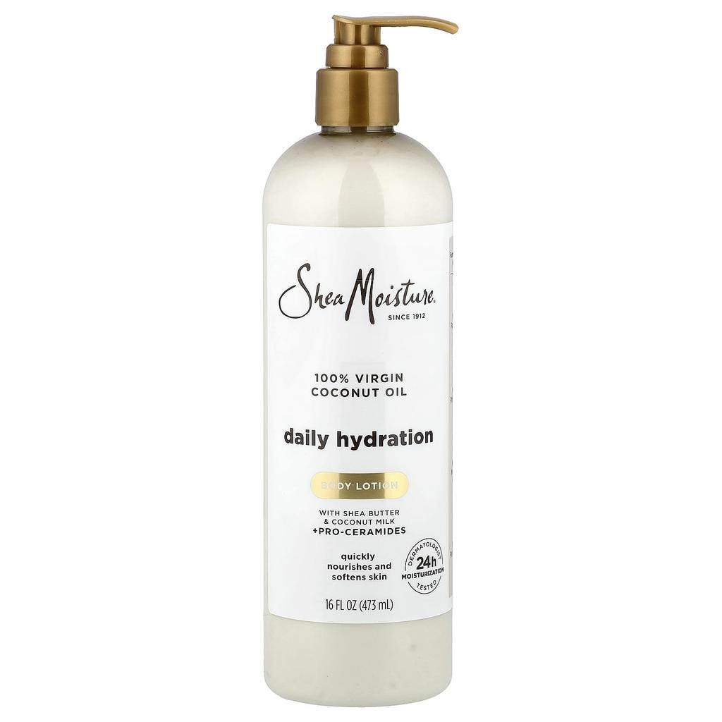 SheaMoisture Daily Hydration Body Lotion, 100% Virgin Coconut Oil, 473ml (16 fl oz)