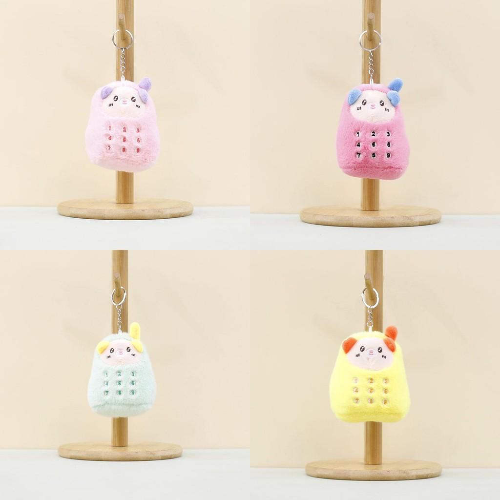 Adorable Llavero de Oso de Peluche Encanto Linda para Teléfono Móvil Accesorio de Muñeco de Peluche Suave
