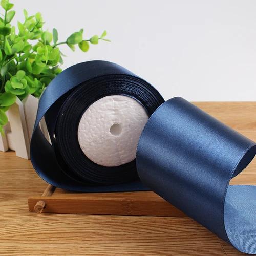 25Yards/roll 75mm Single Face Satin Ribbon Webbing Decoration Gift Christmas Ribbons Table and Chair Backrest DIY Decoration Bow
