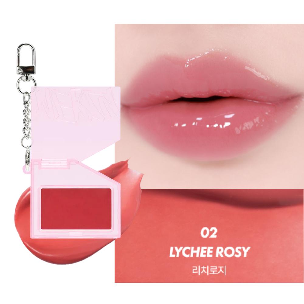[Korean Tint] Lip & Cheek Keyring (8colors) - Mini Lip & Cheek Palette