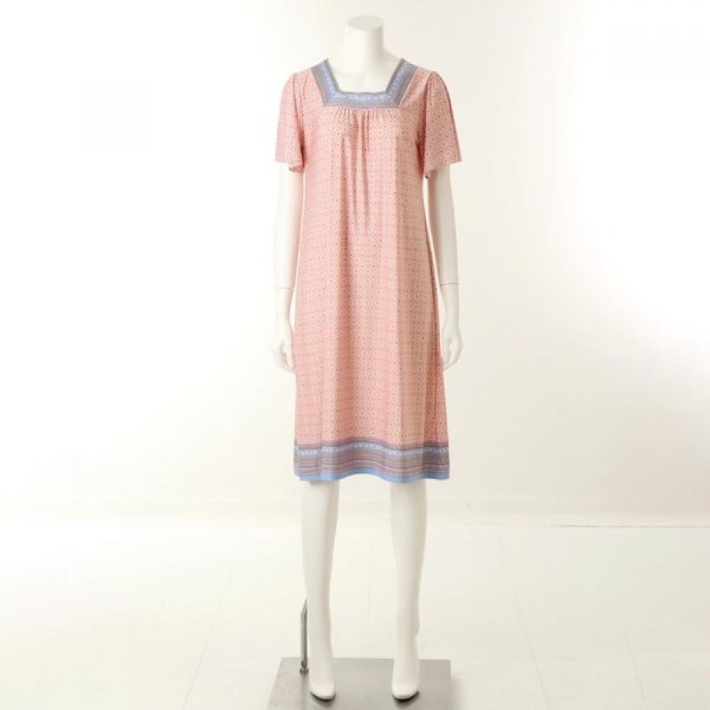 Venus Ethnic Border Homewear Dress Vev3927l