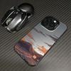 Sunset Mountain Design Mobile Phone Case Suitable for iPhone 17 16 15 14 13 12 11 Pro/ Max /Plus Anti-fall and Shockproof