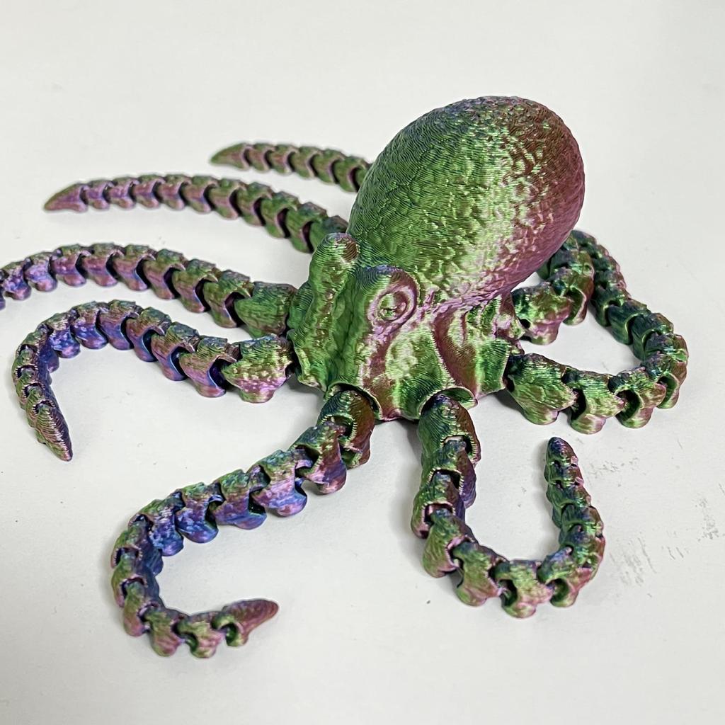 3D Baskılı Cthulhu Ahtapot Taşınabilir Model Hediye Dekorasyon Oyuncak