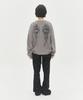 VIDEO JOCKEY Wing Knit Sweater [Charcoal]