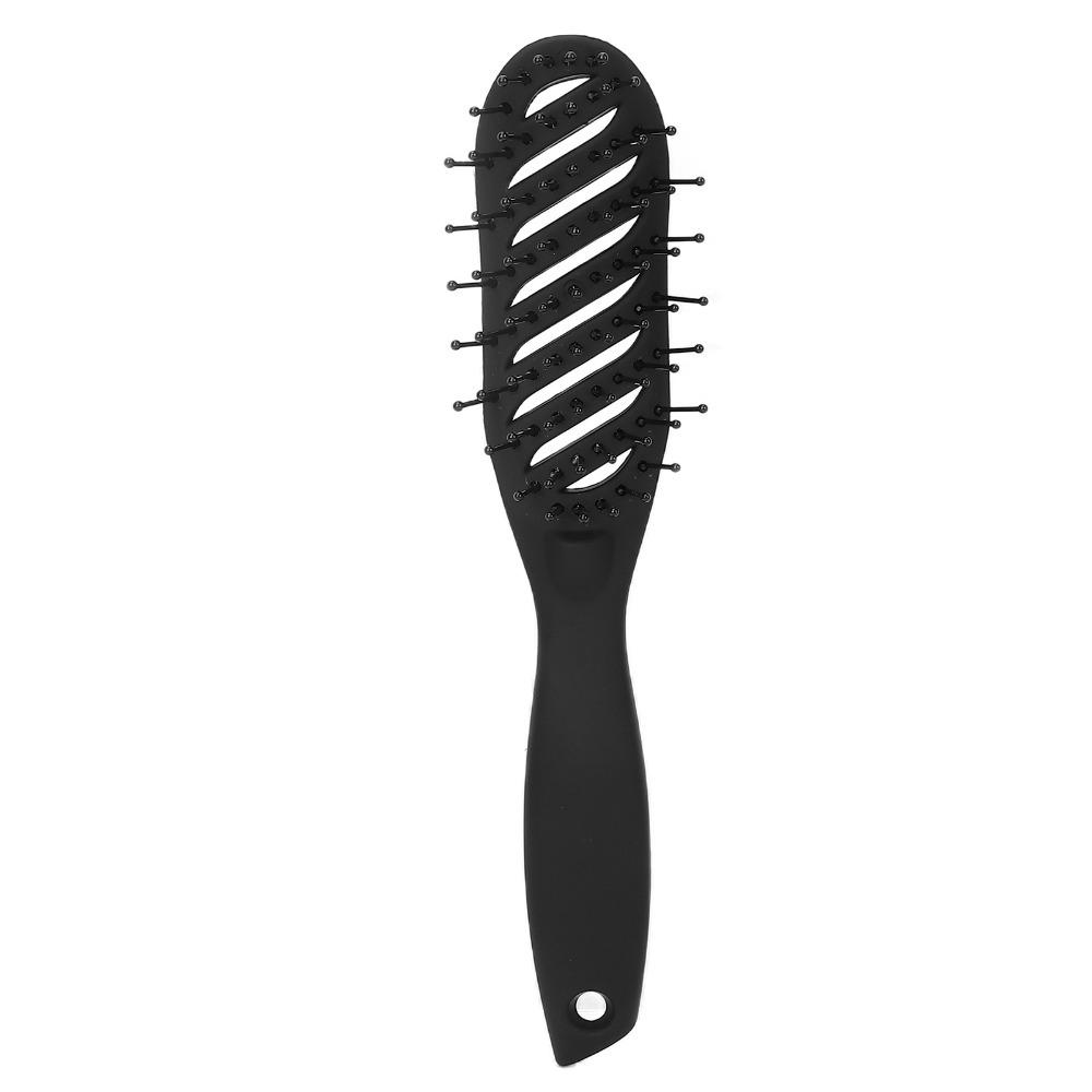 

Vented Design Meniscus Hair Comb Nylon Bristles Detangling Brush For Travel Nylon Comb Daily Use