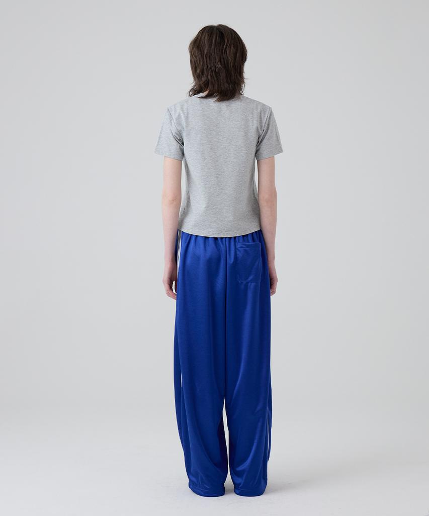 Dangled Drop Dgdp Balloon Fit Curved Line Track Pants_Blue