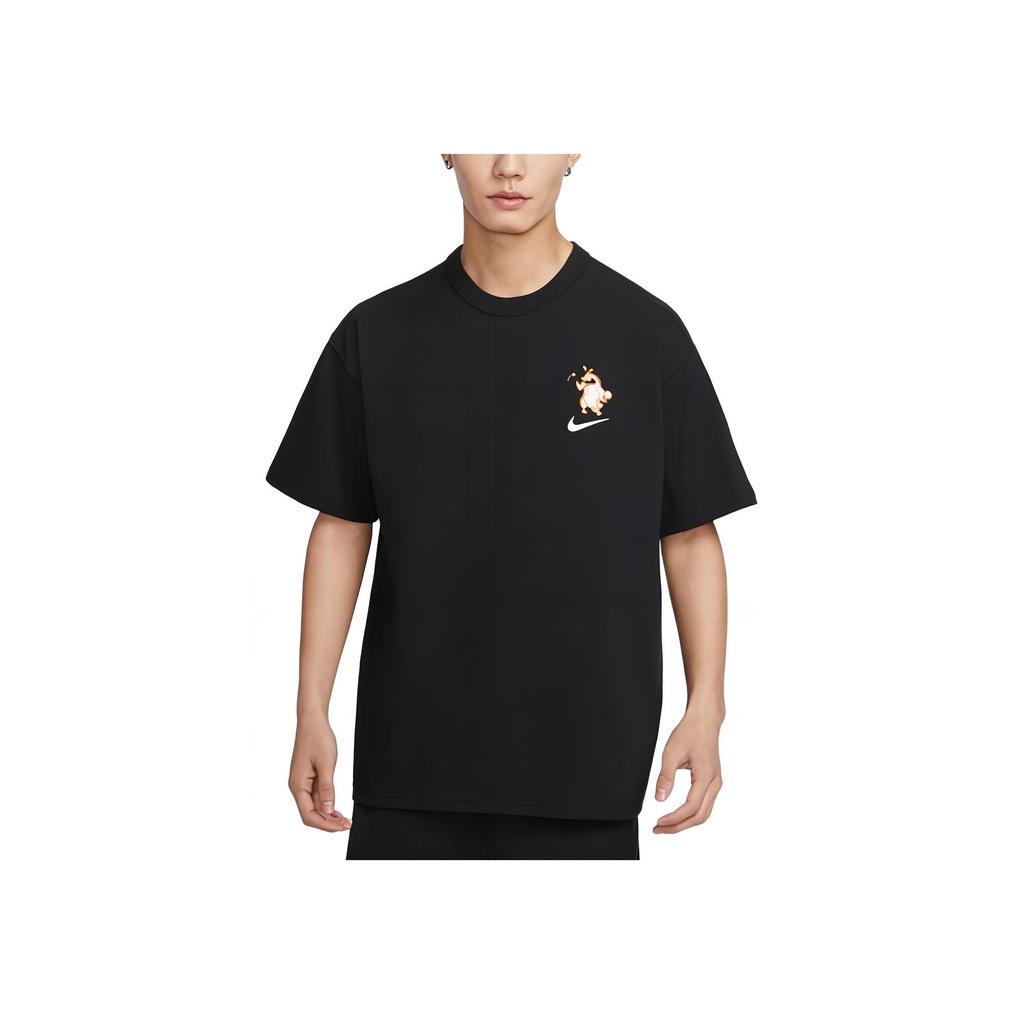 Nike Printed Loose Casual Comfortable Short Sleeve T-Shirt Men Tops Black HJ3954-010