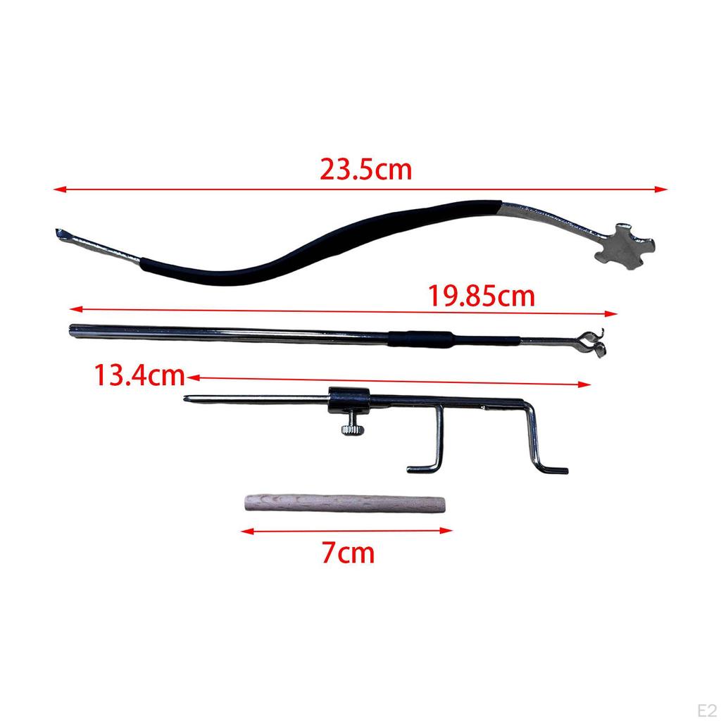 Kompletní sada pro opravu houslí pro kutily - Nezbytné nástroje, údržba a renovace