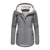 Women's Hooded Cotton Jacket with Plush Lining - Medium Long Style for Autumn/Winter