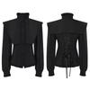 Camisa Medieval Gótica de Lino Para Cosplay y Representaciones Teatrales