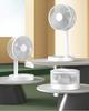 Foldable 6-inch USB Charging Mini Desktop Fan with Telescopic Head and Long Battery Life