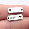 Letter Plate Connectors Alphabet A-Z Antique Bronze Zinc Alloy Jewelry Making Craft Parts DIY Connect Parts