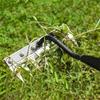Steel Weeding Hoe and Rake: Versatile Tool for Digging, Soil Loosening, and Planting Vegetables or Flowers.