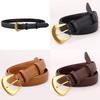 Womens Genuine Leather Belt With Pin Buckle For Casual Jeans Fashion Accessory
