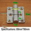 304 Stainless Steel Heavy Duty Industrial Flat Opening Thickened Mechanical Equipment Load-Bearing Hinge
