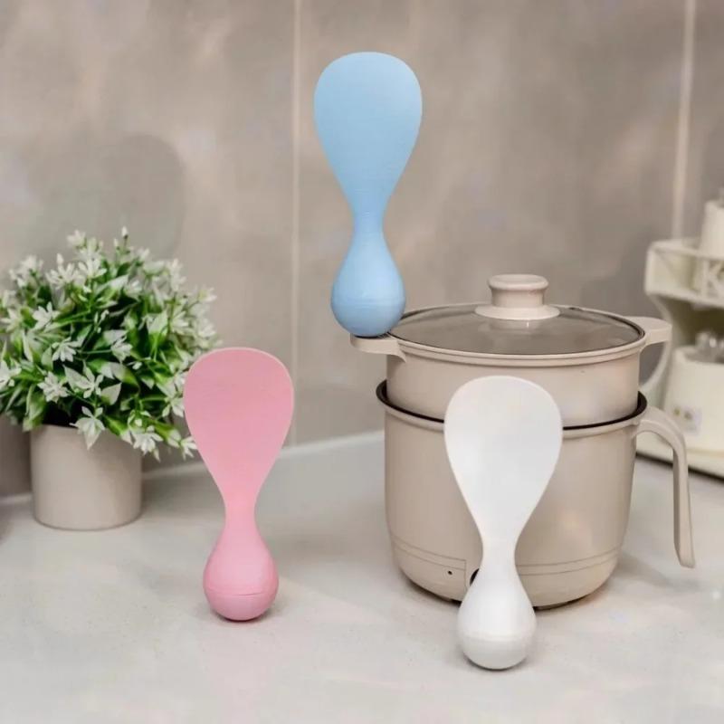 1PC Home Tumbler Anti-Stick Rice Spoon Durable Thickened Standing Tumbler Rice Spoon Easy to Clean Rice Shovel Kitchen Tools
