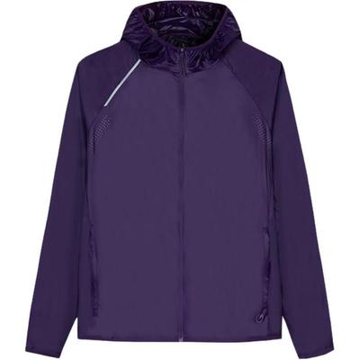 Anta Outdoor-Serie Einfarbige Kapuzenjacke mit Reißverschluss Bequem Atmungsaktiv Sportjacke Unisex-Jacke Karmesinrot-Lila 172430602-2