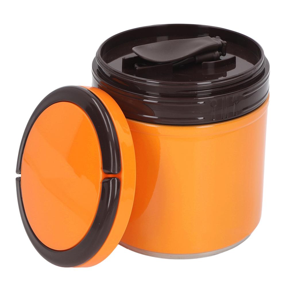 Izolowany pojemnik na jedzenie 304 stal nierdzewna styl japoński okrągły kształt próżniowy pojemnik na lunch jedzenie dla