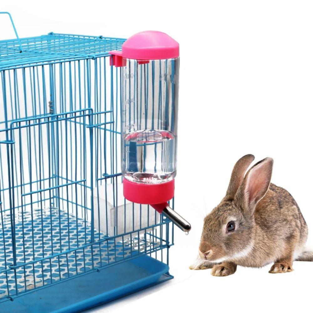Anti-tip Ball Type Dog Water Dispenser Leak-proof Rabbit Drinking Bottle  Pet Cage