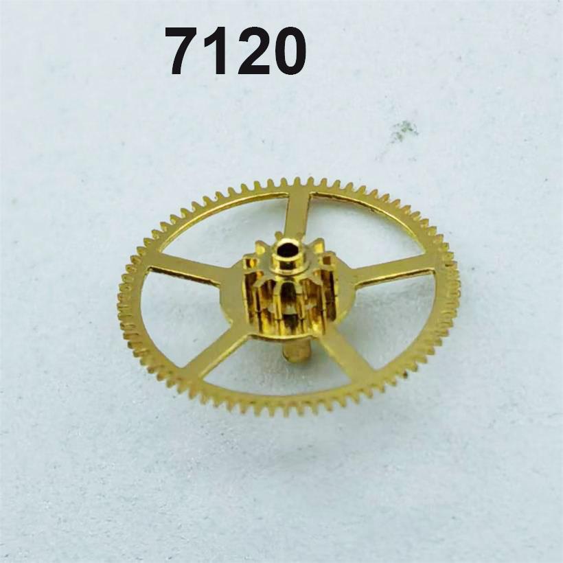 Watch movement accessories suitable for domestic 7120 mechanical movement center wheel two wheel 7120 movement repair parts
