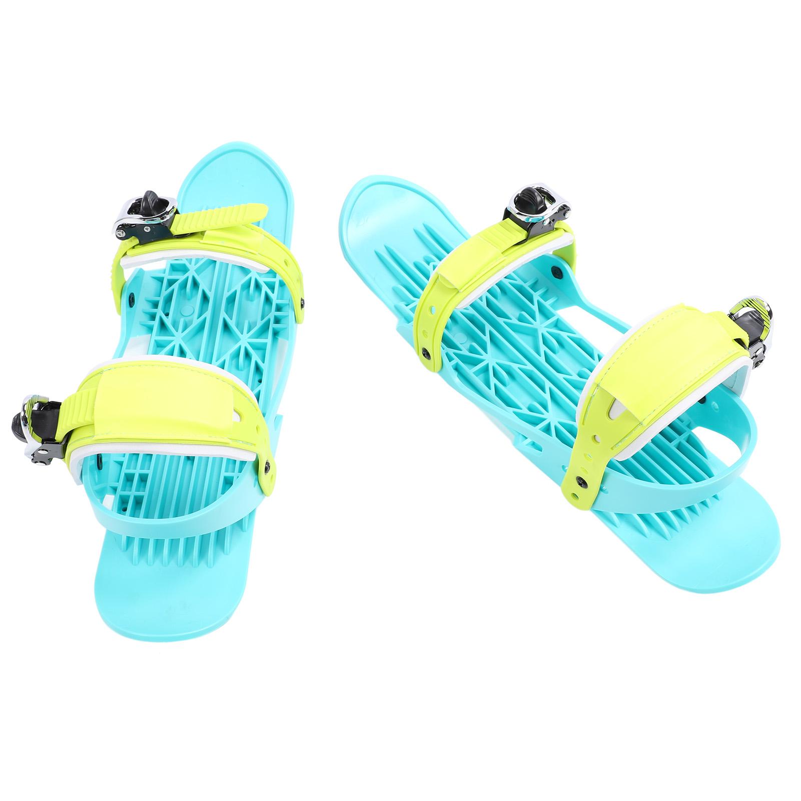 

Ski Skates Nylon Portable Short Snow Skates Skiboard with Storage Bag for Winter Outdoor Sports