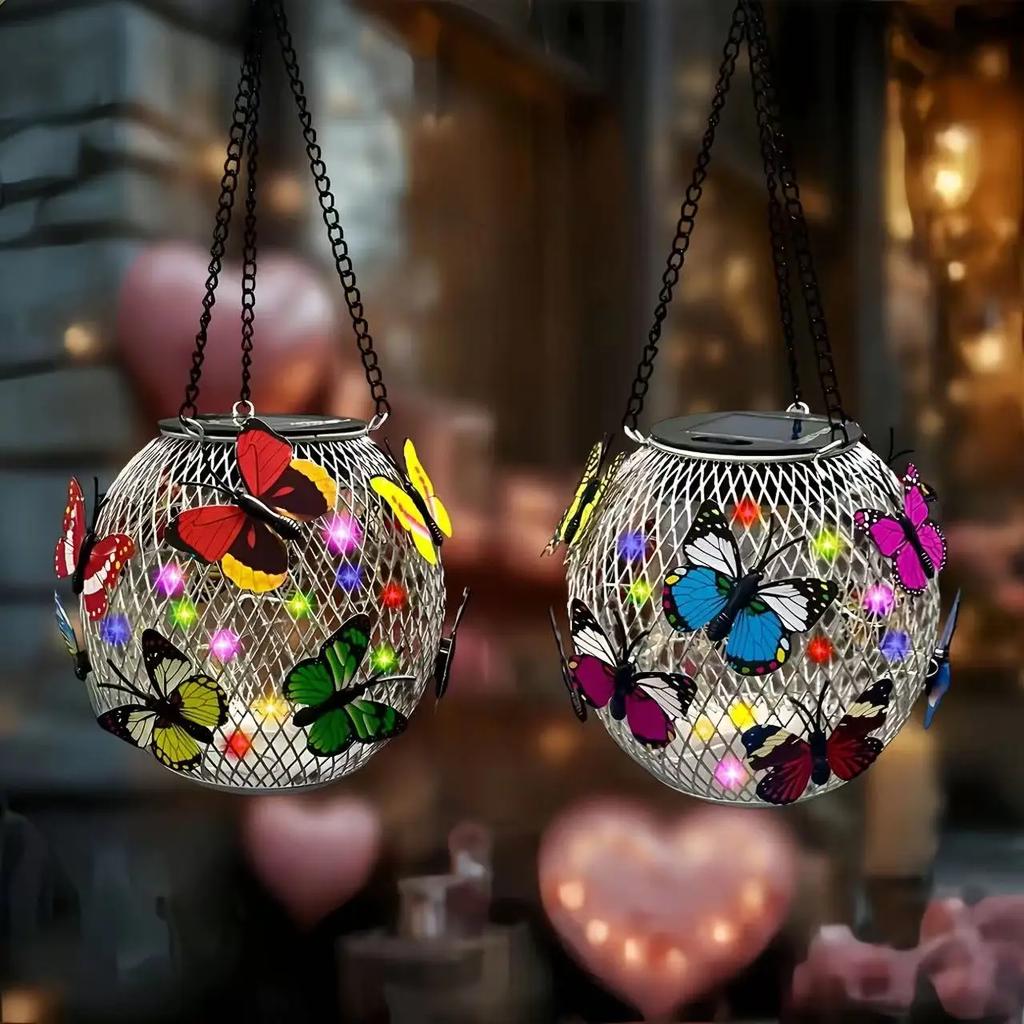 Solar Lantern Outdoor yard garden lamp Solar Lights for Outside Decorative Outdoor Hanging Lights Waterproof Solar Lanterns