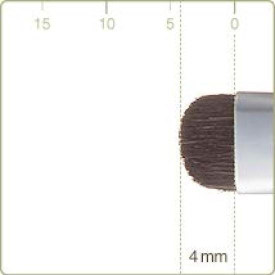 Kumano Brush Chikuhodo Authentic Shadow Brush Horsehair Hiroshima Liner/Makeup RR-SL4, Bristles,