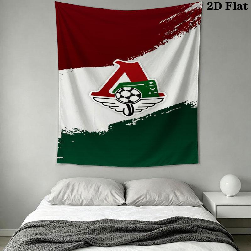 Lokomotiv Moscow Pride Wall Hanging Printed Fabric Blanket Decorative Tapestries for Bedroom Living Room Home Decor